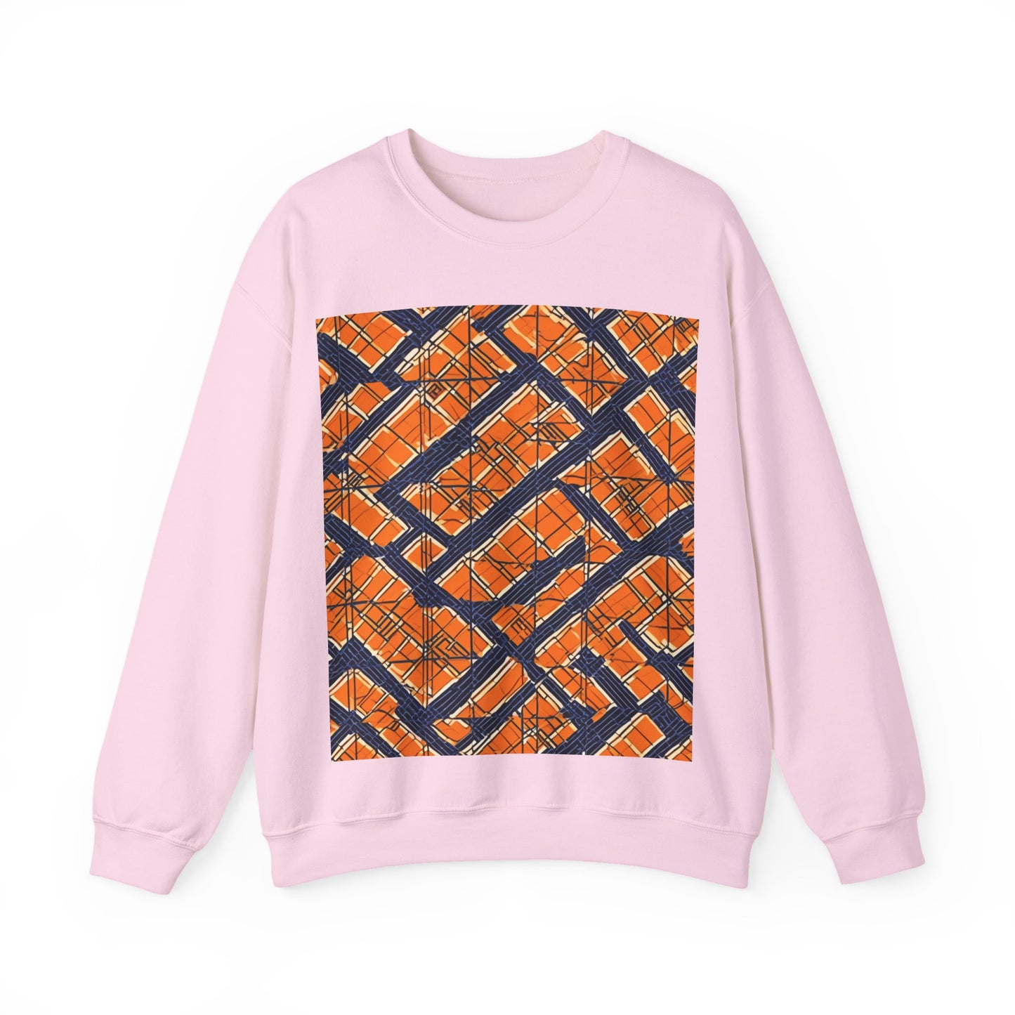 boostlete-boost-mode-pattern-plate-number-monoline-0571 — Unisex Heavy Blend Crewneck (G18000)