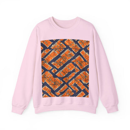boostlete-boost-mode-pattern-plate-number-monoline-0571 — Unisex Heavy Blend Crewneck (G18000)