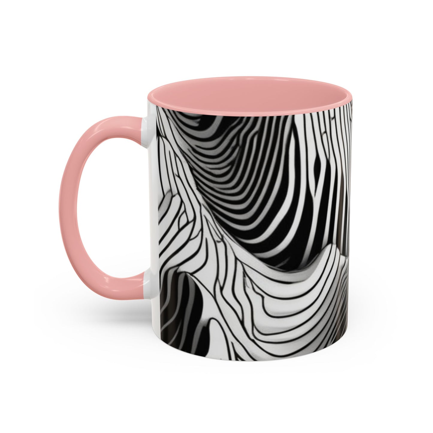 boostlete-field-day-pattern-topographic-isometric-0211 — Accent Mug 11oz/15oz