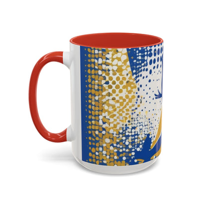 boostlete-field-day-icon-swimmer-halftone-paper-0246 — Accent Mug 11oz/15oz