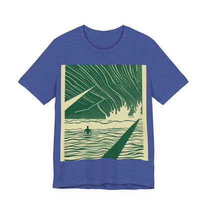 boostlete-mile-by-mile-icon-swimmer-motion-isometric-0078 — Unisex Jersey Short Sleeve (B+C 3001)