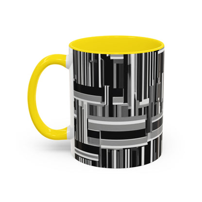 boostlete-recovery-progress-pattern-barcode-isometric-1023 — Accent Mug 11/15oz