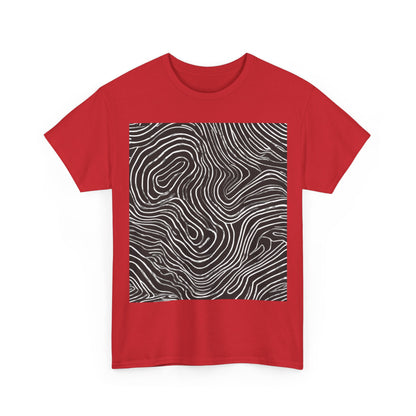 boostlete-field-day-pattern-topographic-badge-0307 — Unisex Heavy Cotton Tee (Gildan 5000)