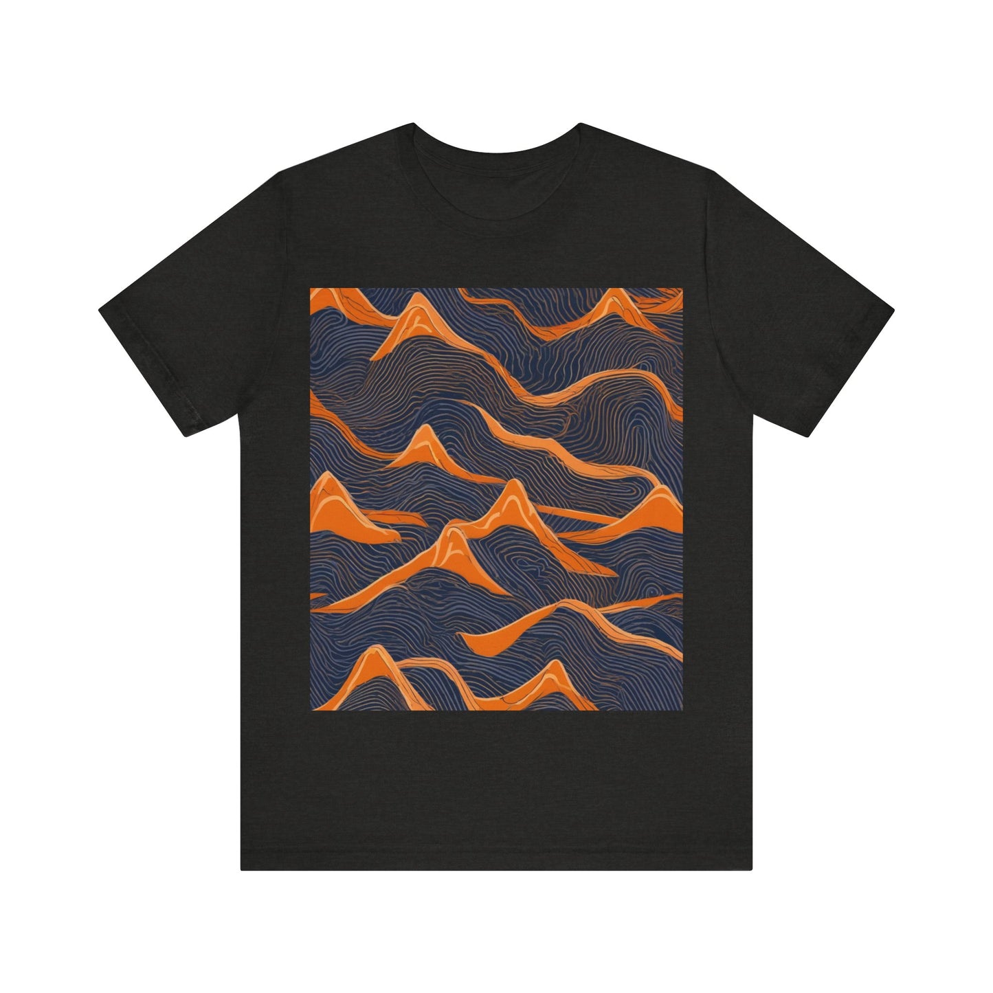 boostlete-boost-mode-pattern-topographic-engraved-0035 — Unisex Jersey Short Sleeve (B+C 3001)