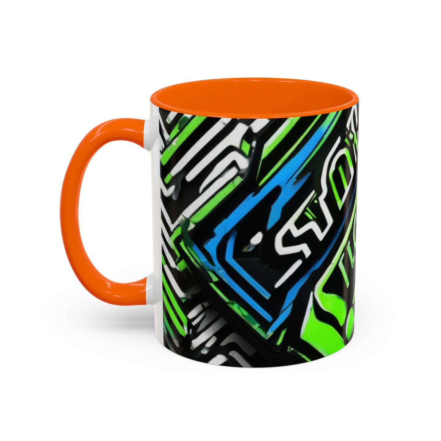 boostlete-am-crew-type-stronger-signals-diagonal-badge-1077 — Accent Mug 11/15oz