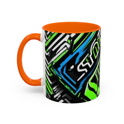 boostlete-am-crew-type-stronger-signals-diagonal-badge-1077 — Accent Mug 11/15oz