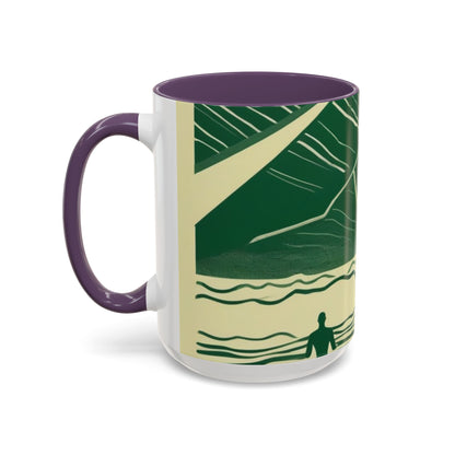 boostlete-mile-by-mile-icon-swimmer-motion-isometric-0078 — Accent Mug 11oz/15oz