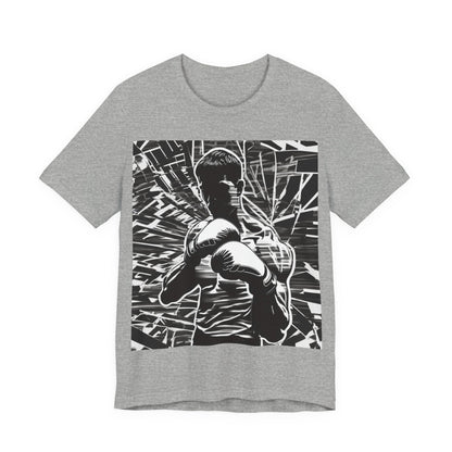 boostlete-boost-mode-scene-boxer-glitch-paper-0084 — Unisex Jersey Short Sleeve (B+C 3001)