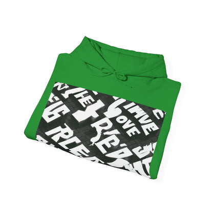 boostlete-pr-season-type-breathe-move-repeat-split-isometric-0017 — Unisex Heavy Blend Hooded Sweatshirt (Gildan)