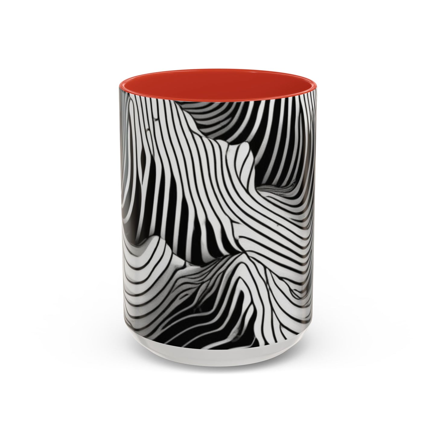 boostlete-field-day-pattern-topographic-isometric-0211 — Accent Mug 11oz/15oz