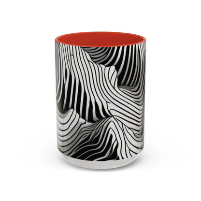 boostlete-field-day-pattern-topographic-isometric-0211 — Accent Mug 11oz/15oz