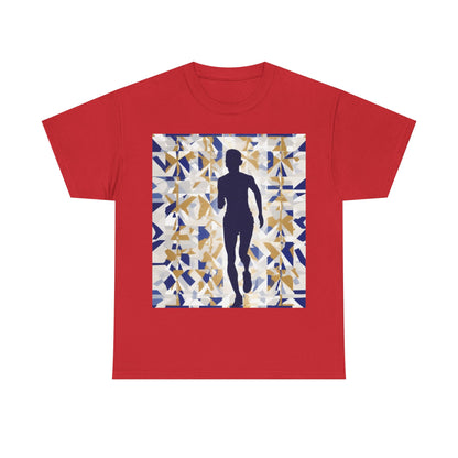 boostlete-recovery-progress-scene-marathoner-matte-geometric-0448 — Unisex Heavy Cotton Tee (Gildan 5000)
