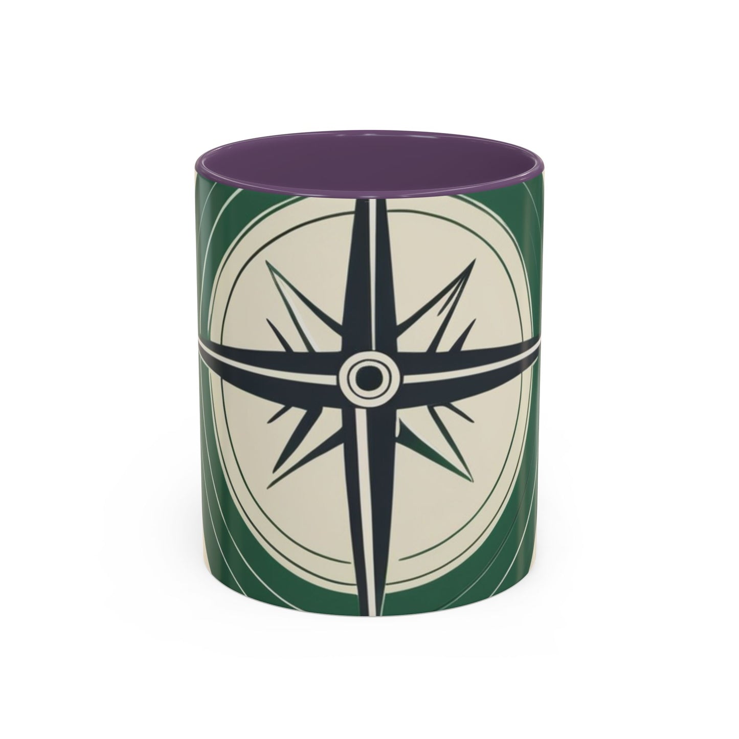 boostlete-iron-intent-icon-compass-soft-blueprint-0614 — Accent Mug 11/15oz