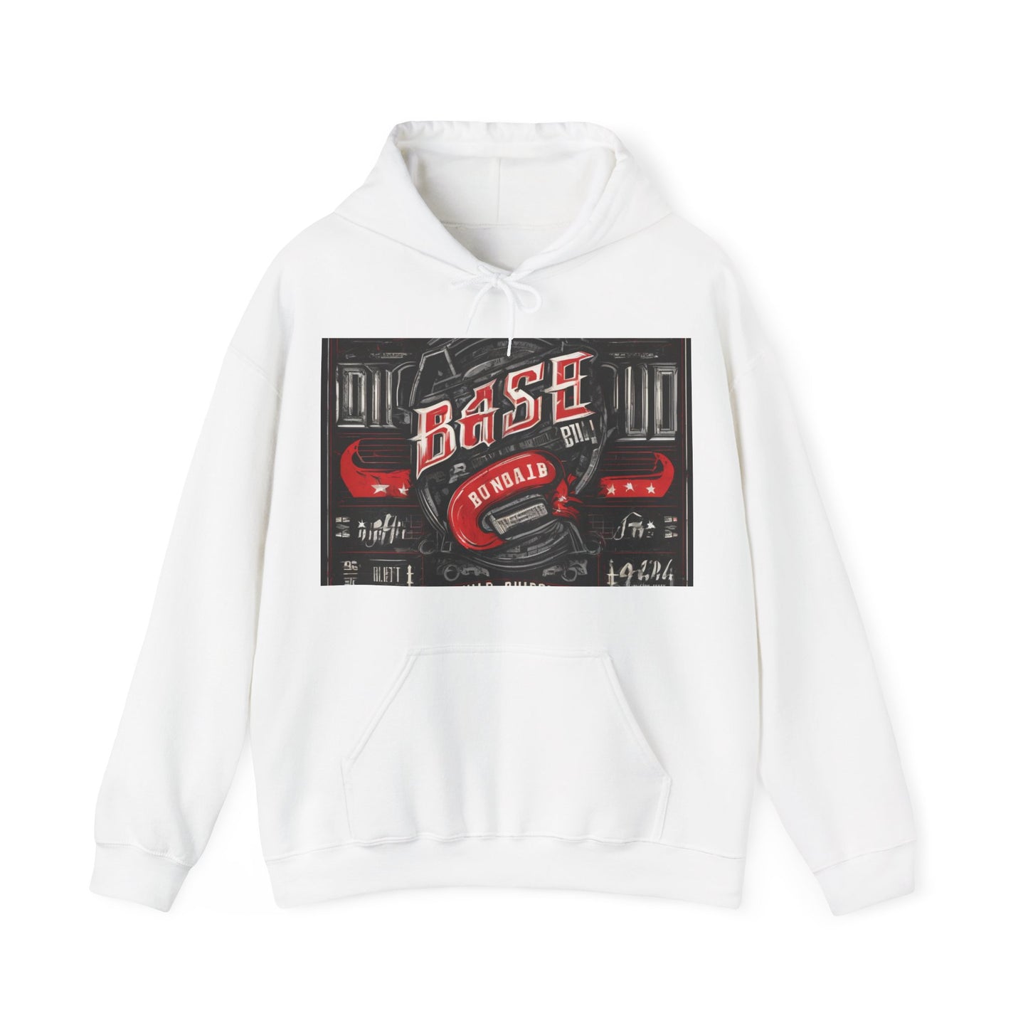 boostlete-boost-mode-type-build-the-base-micro-industrial-0785 — Unisex Heavy Blend Hoodie (G18500)