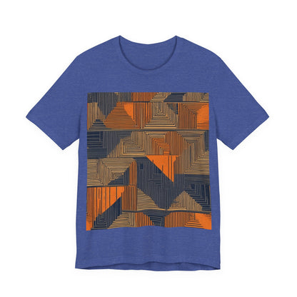 boostlete-field-day-pattern-stair-steps-geometric-0055 — Unisex Jersey Short Sleeve (B+C 3001)