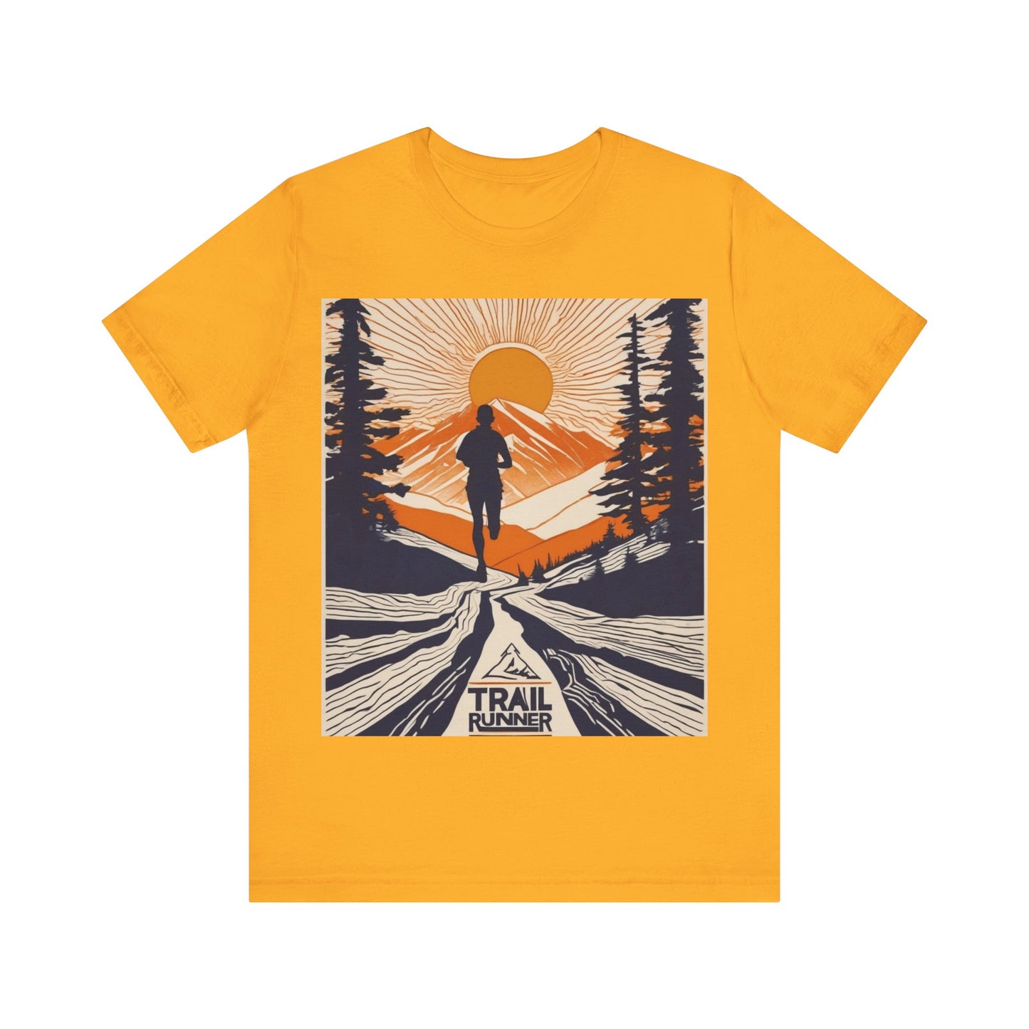 boostlete-iron-intent-scene-trail-glitch-badge-0100 — Unisex Jersey Short Sleeve (B+C 3001)