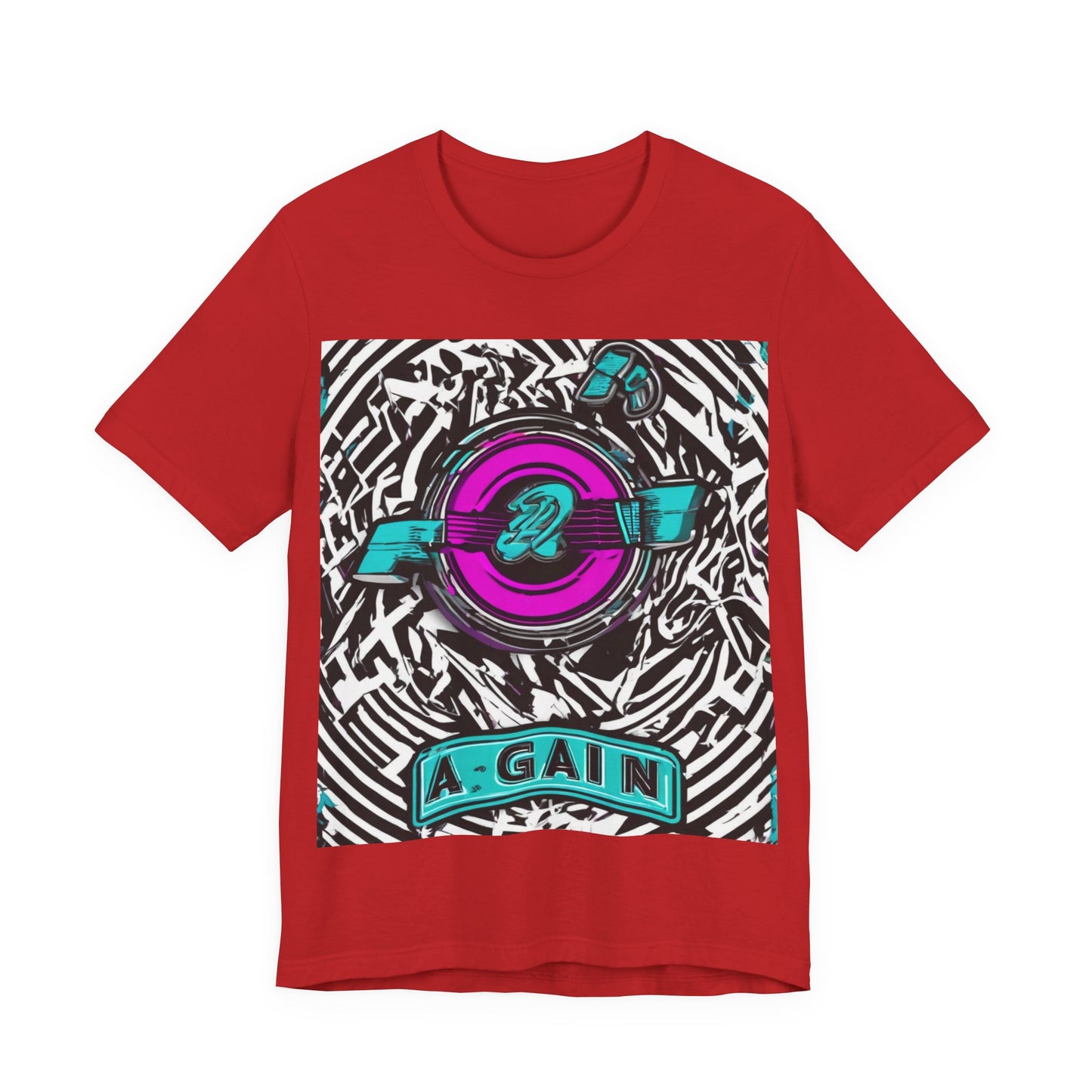 boostlete-boost-mode-type-again-badge-monoline-0293 — Unisex Jersey Short Sleeve (B+C 3001)