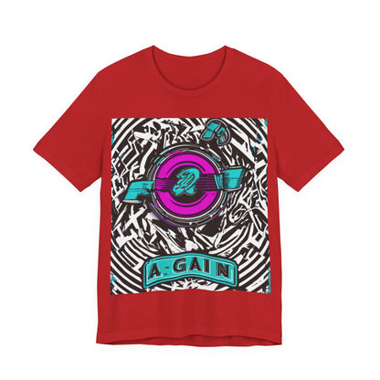 boostlete-boost-mode-type-again-badge-monoline-0293 — Unisex Jersey Short Sleeve (B+C 3001)