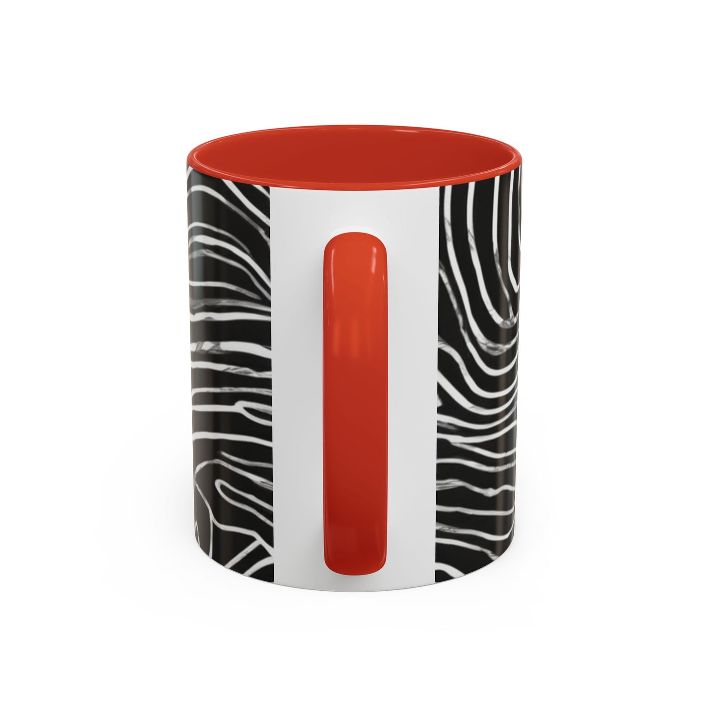 boostlete-field-day-pattern-topographic-badge-0307 — Accent Mug 11oz/15oz