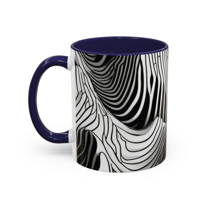 boostlete-field-day-pattern-topographic-isometric-0211 — Accent Mug 11oz/15oz