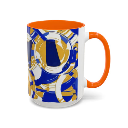 boostlete-field-day-icon-barbell-grainy-line-art-0906 — Accent Mug 11/15oz