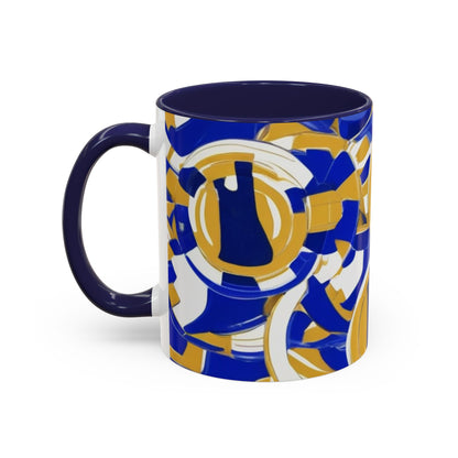 boostlete-field-day-icon-barbell-grainy-line-art-0906 — Accent Mug 11/15oz
