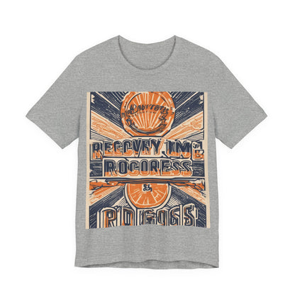 boostlete-boost-mode-type-recovery-progress-outline-over-solid-badge-0161 — Unisex Jersey Short Sleeve (B+C 3001)