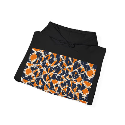 boostlete-headspace-pattern-plate-number-badge-0387 — Unisex Heavy Blend Hoodie (G18500)