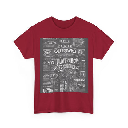 boostlete-field-day-type-outwork-yesterday-big-blueprint-0173 — Unisex Heavy Cotton Tee (Gildan 5000)