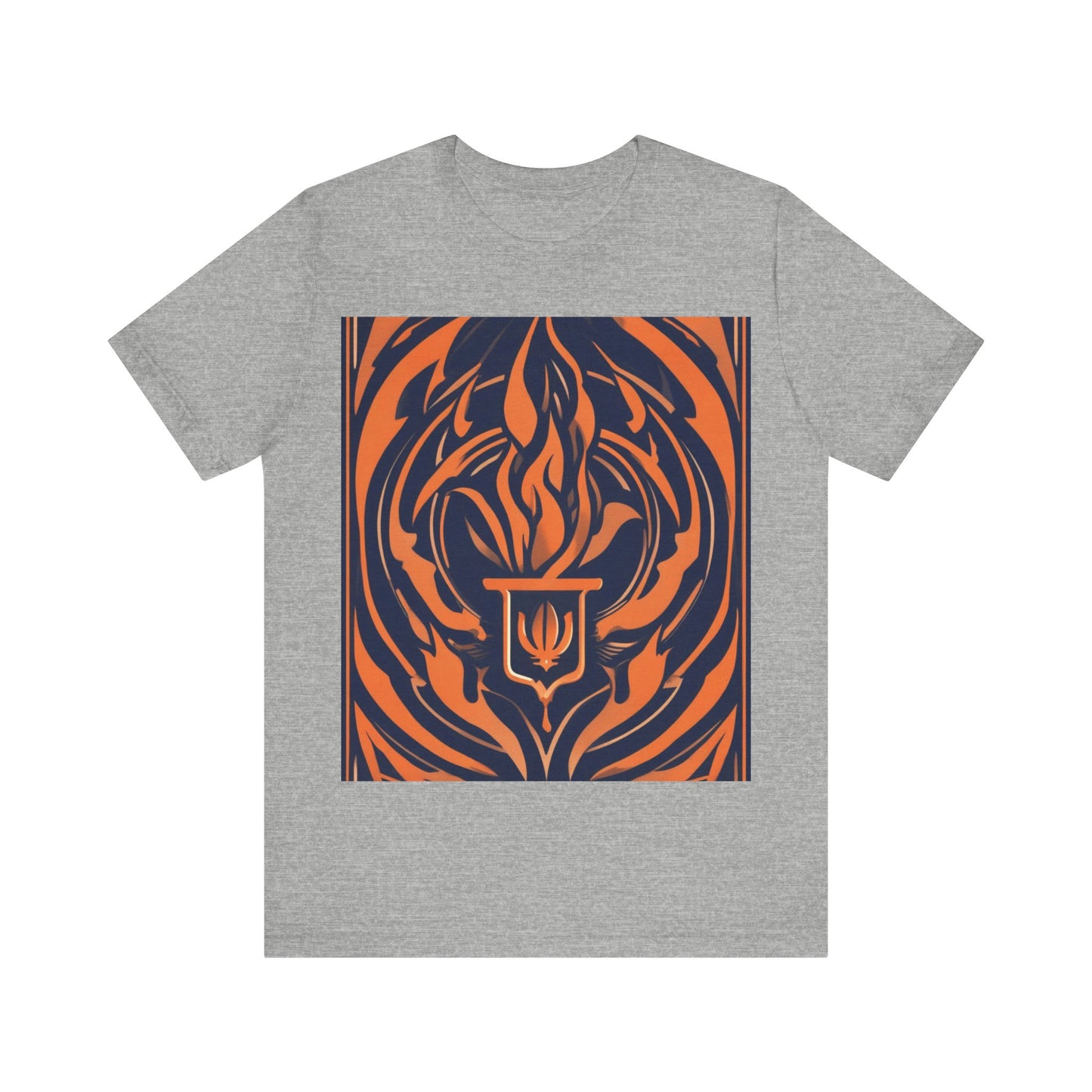 boostlete-quiet-power-icon-flame-duotone-athletic-0158 — Unisex Jersey Short Sleeve (B+C 3001)