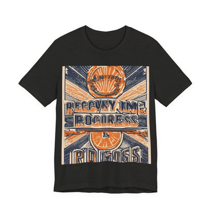 boostlete-boost-mode-type-recovery-progress-outline-over-solid-badge-0161 — Unisex Jersey Short Sleeve (B+C 3001)