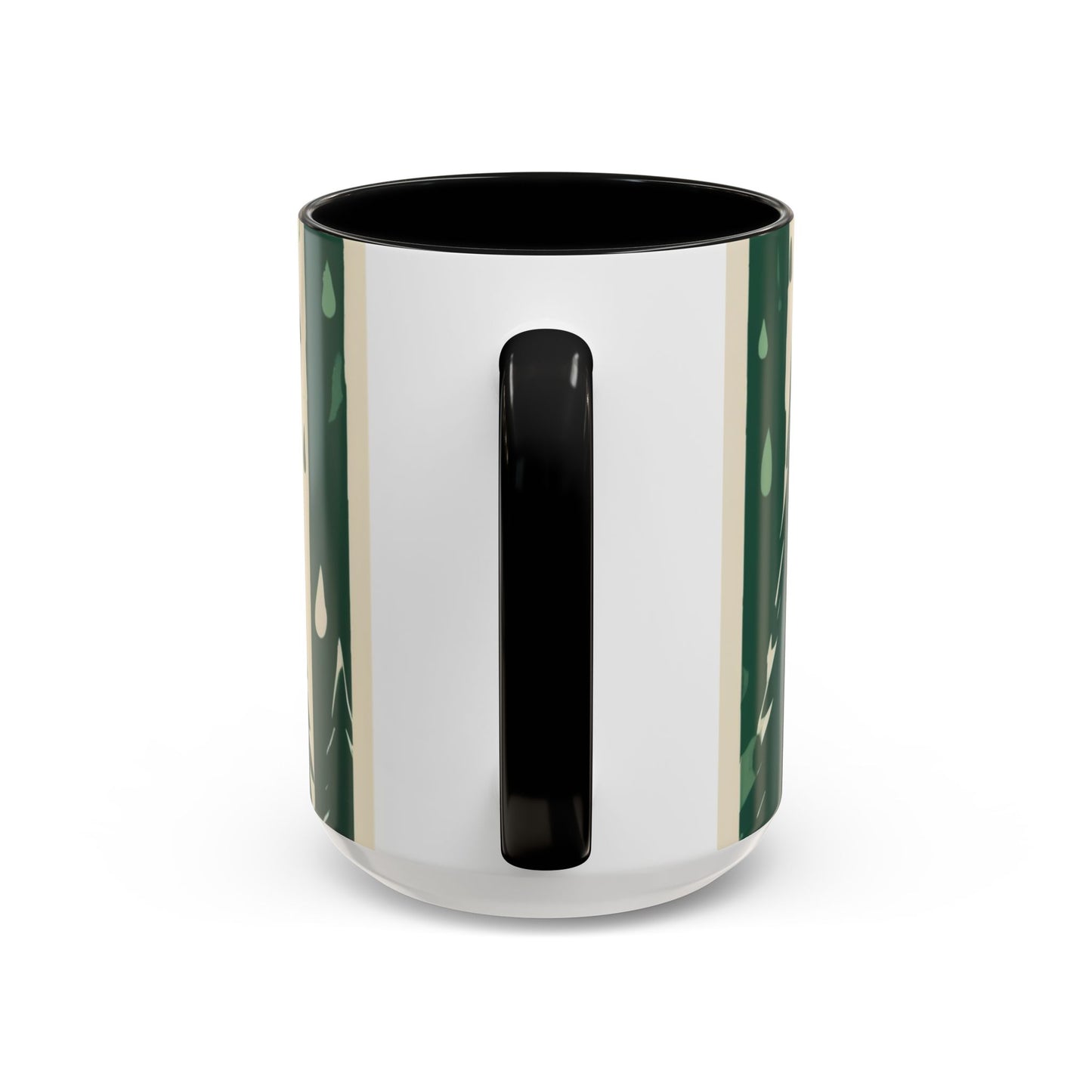 boostlete-quiet-power-icon-water-glitch-retro-0186 — Accent Mug 11oz/15oz
