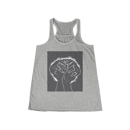 boostlete-am-crew-scene-athlete-high-modern-0308 — Women's Flowy Racerback Tank (B+C 8800)