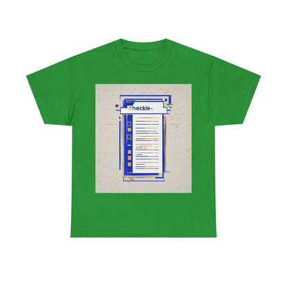 boostlete-am-crew-icon-checklist-glitch-badge-0018 — Unisex Heavy Cotton Tee (Gildan 5000)