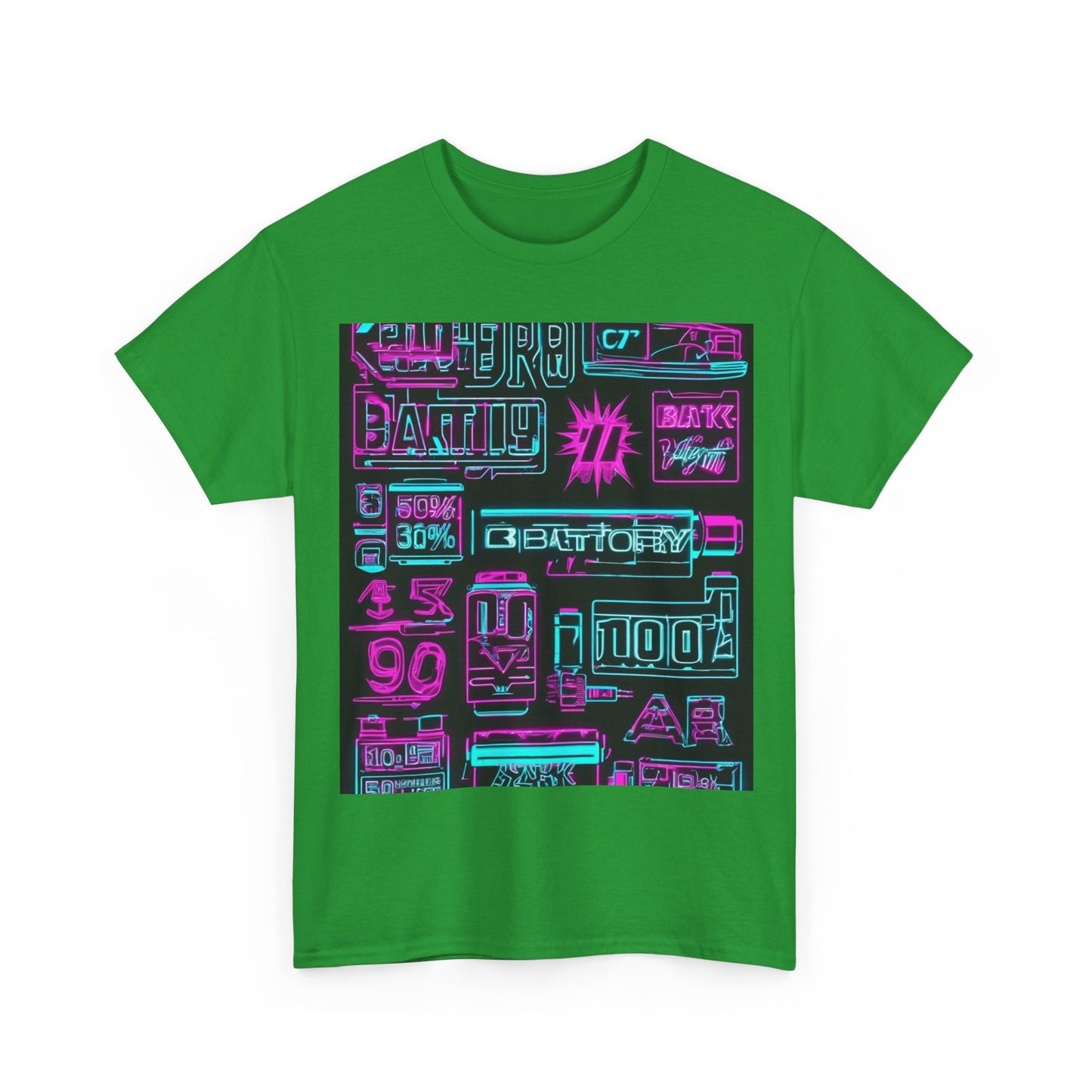 boostlete-rise-grind-type-battery-100-effort-split-blueprint-0205 — Unisex Heavy Cotton Tee (Gildan 5000)