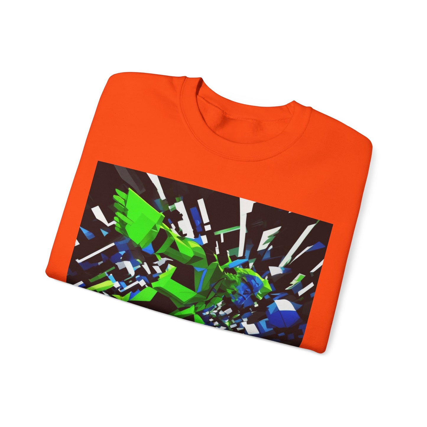 boostlete-pr-season-scene-sprinter-3d-geometric-0896 — Unisex Heavy Blend Crewneck (G18000)