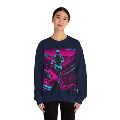 boostlete-am-crew-scene-trail-high-modern-0980 — Unisex Heavy Blend Crewneck (G18000)