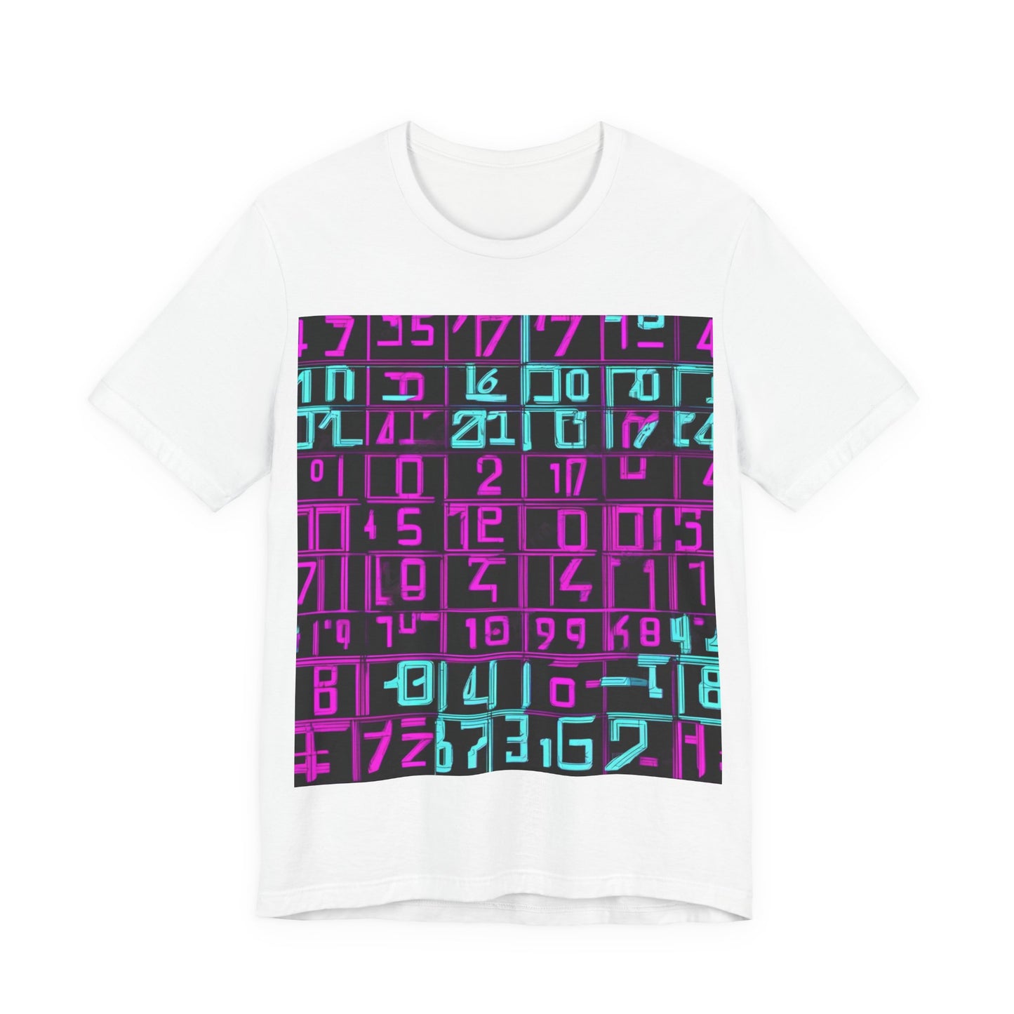 boostlete-iron-intent-pattern-plate-number-retro-0227 — Unisex Jersey Short Sleeve (B+C 3001)