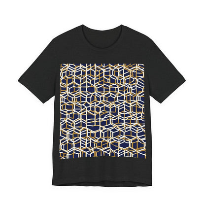 boostlete-am-crew-pattern-hex-industrial-0131 — Unisex Jersey Short Sleeve (B+C 3001)