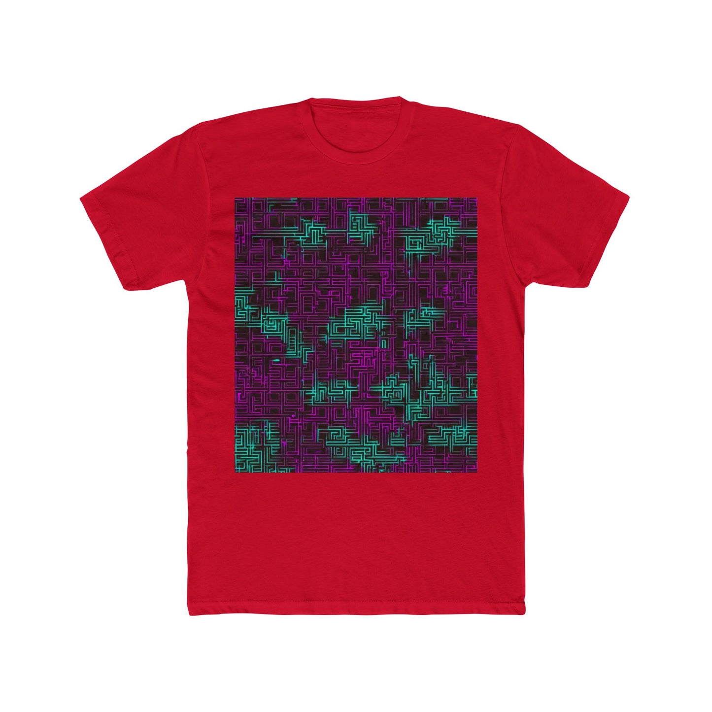 boostlete-boost-mode-pattern-plate-number-monoline-0079 — Unisex Cotton Crew Tee (NL 3600)