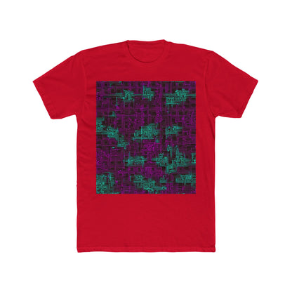 boostlete-boost-mode-pattern-plate-number-monoline-0079 — Unisex Cotton Crew Tee (NL 3600)