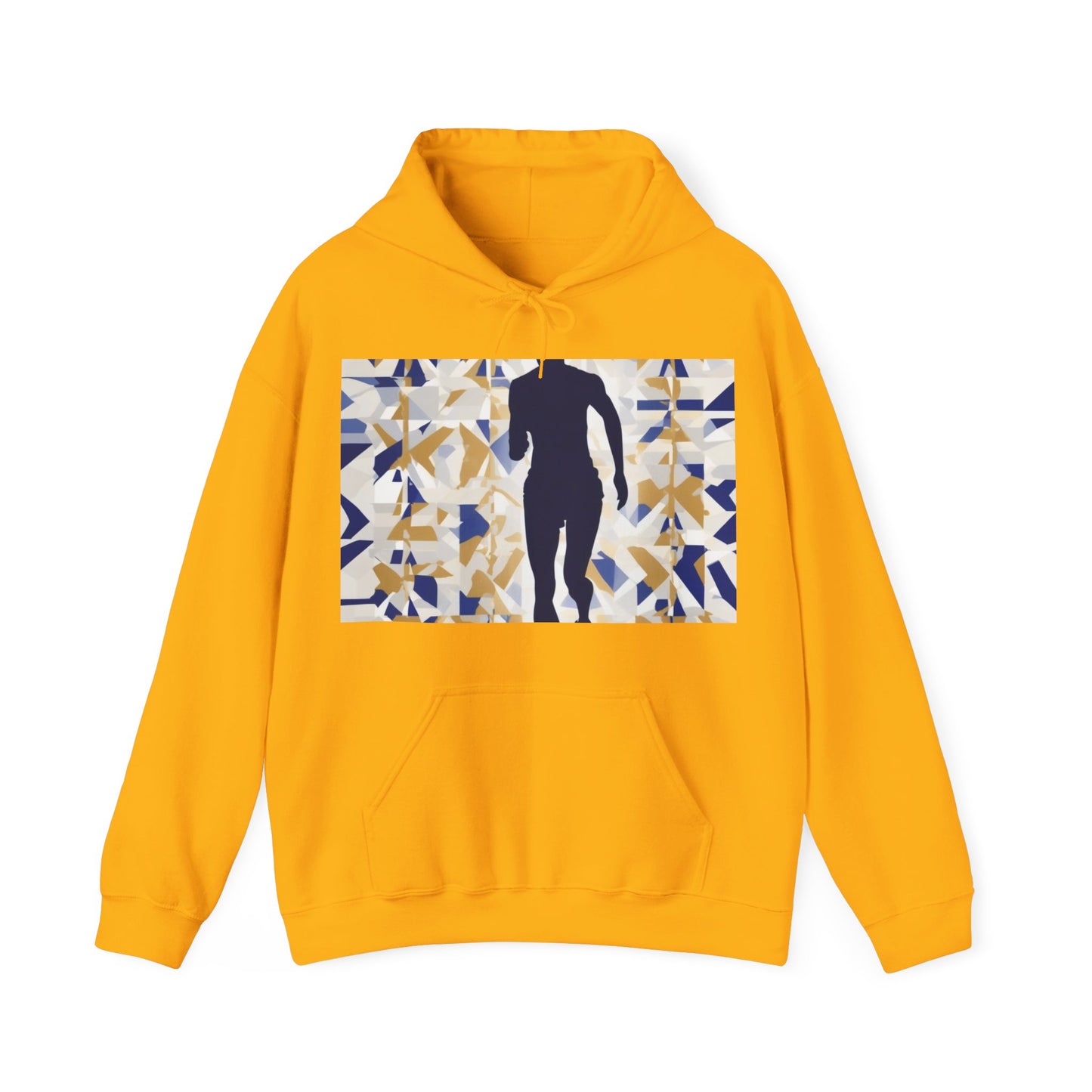 boostlete-recovery-progress-scene-marathoner-matte-geometric-0448 — Unisex Heavy Blend Hooded Sweatshirt (Gildan)
