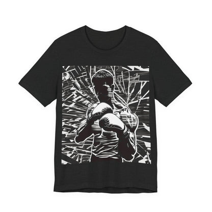 boostlete-boost-mode-scene-boxer-glitch-paper-0084 — Unisex Jersey Short Sleeve (B+C 3001)