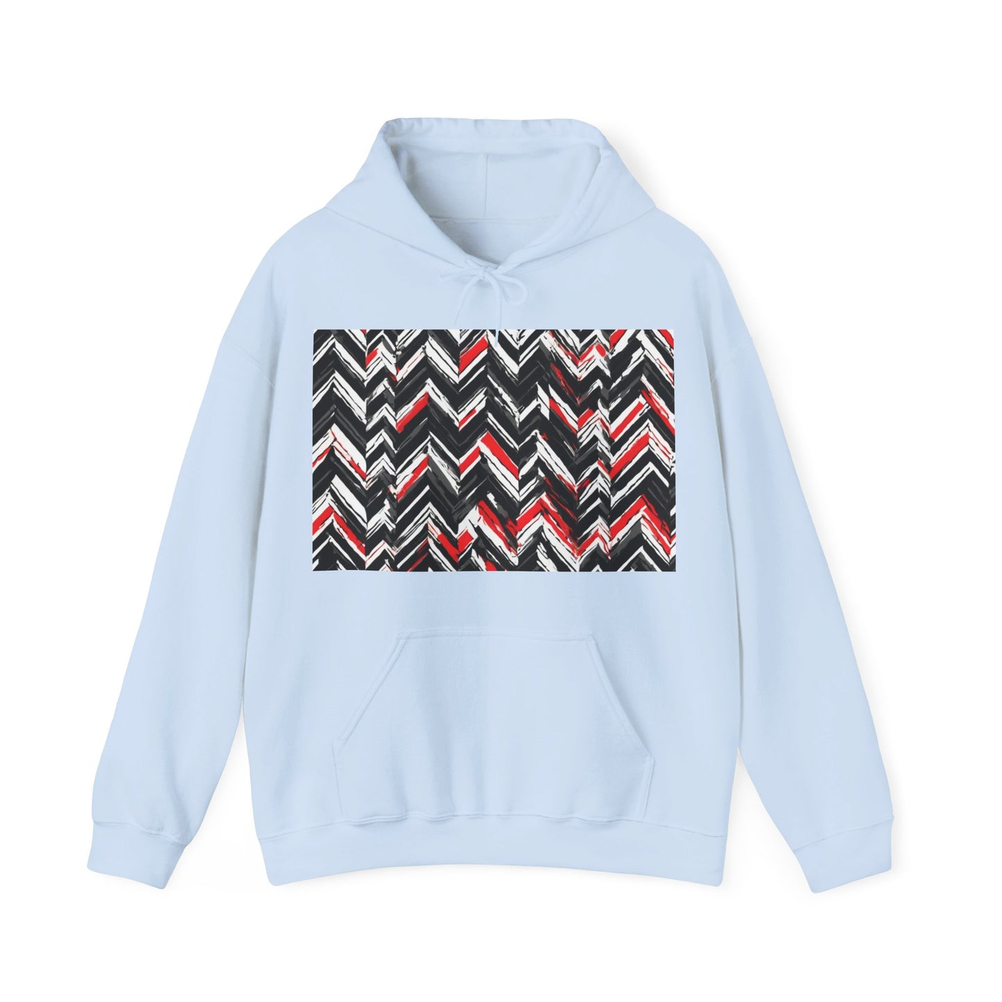 boostlete-am-crew-pattern-chevron-geometric-0659 — Unisex Heavy Blend Hoodie (G18500)