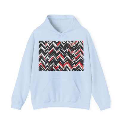 boostlete-am-crew-pattern-chevron-geometric-0659 — Unisex Heavy Blend Hoodie (G18500)
