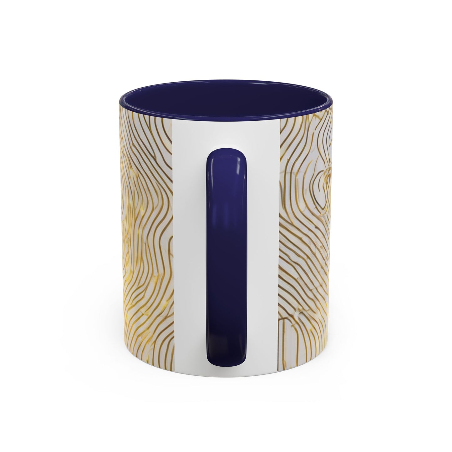 boostlete-iron-intent-scene-lunge-neon-line-art-0392 — Accent Mug 11/15oz