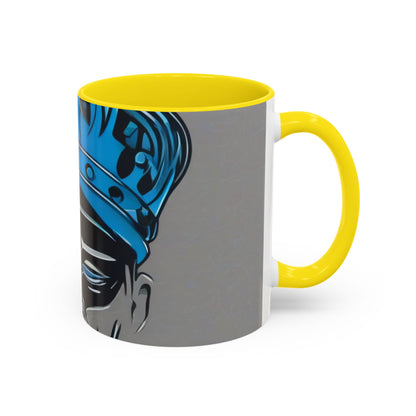 boostlete-am-crew-icon-crown-grainy-monoline-0022 — Accent Mug 11oz/15oz