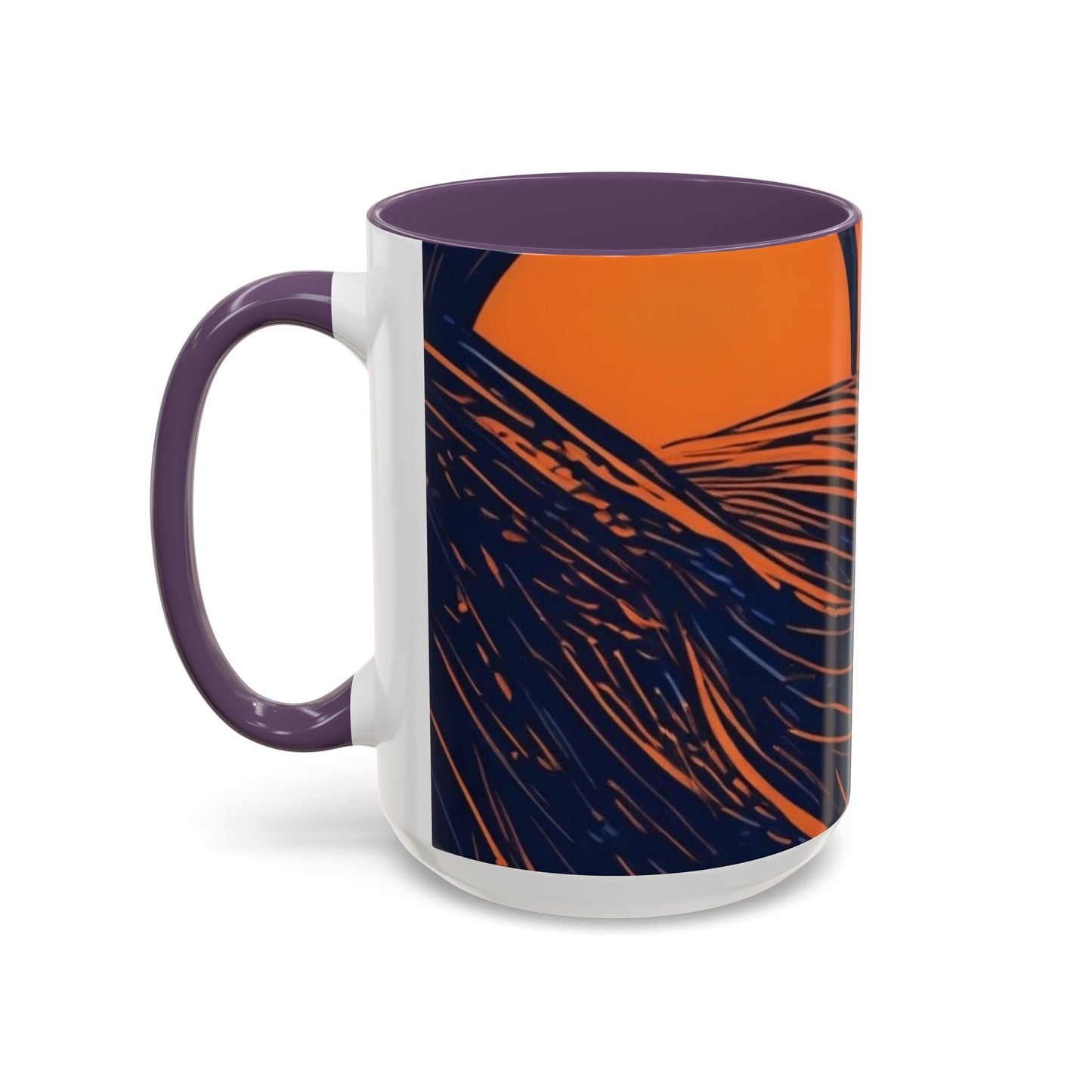 boostlete-rise-grind-icon-sunrise-speed-line-art-0202 — Accent Mug 11oz/15oz