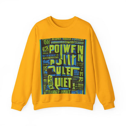 boostlete-am-crew-type-power-in-quiet-arc-paper-1481 — Unisex Heavy Blend Crewneck (G18000)