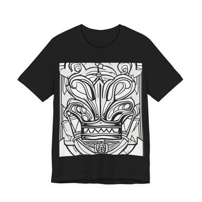 boostlete-boost-mode-icon-crown-offset-line-art-0190 — Unisex Jersey Short Sleeve (B+C 3001)